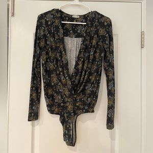 Floral Pattern Bodysuit